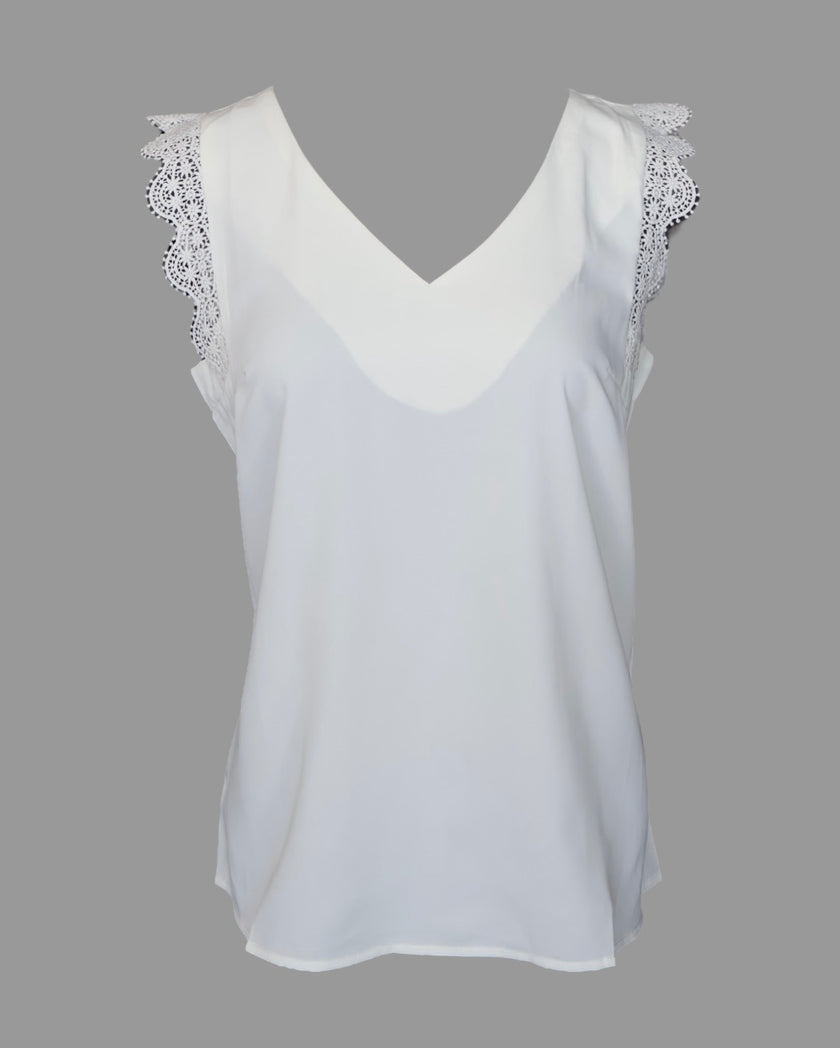 Blusa tirante bordado