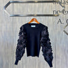 Blusa manga flores