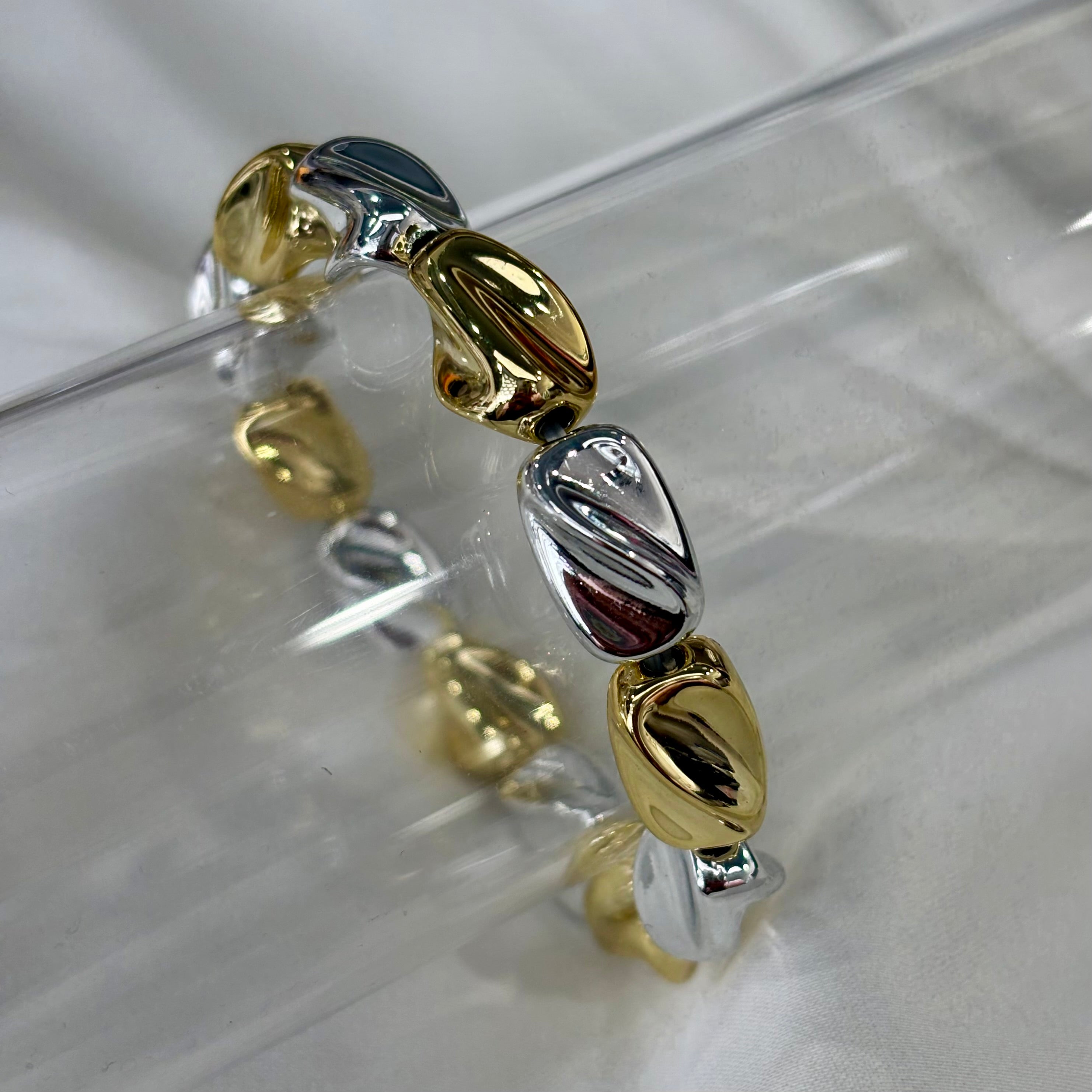 Pulsera bicolor diferentes estilos