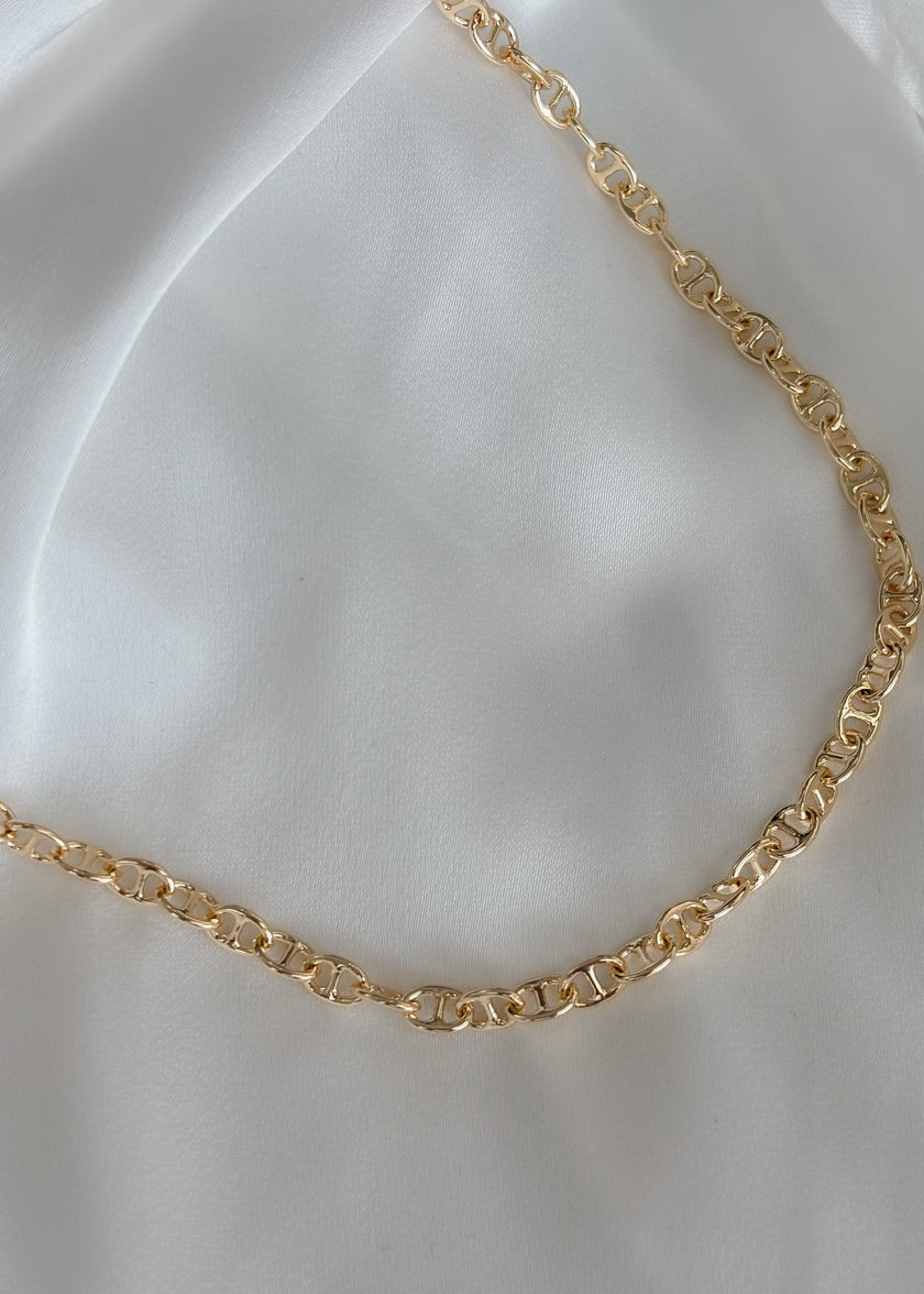 Cadena mini ovalos con huecos