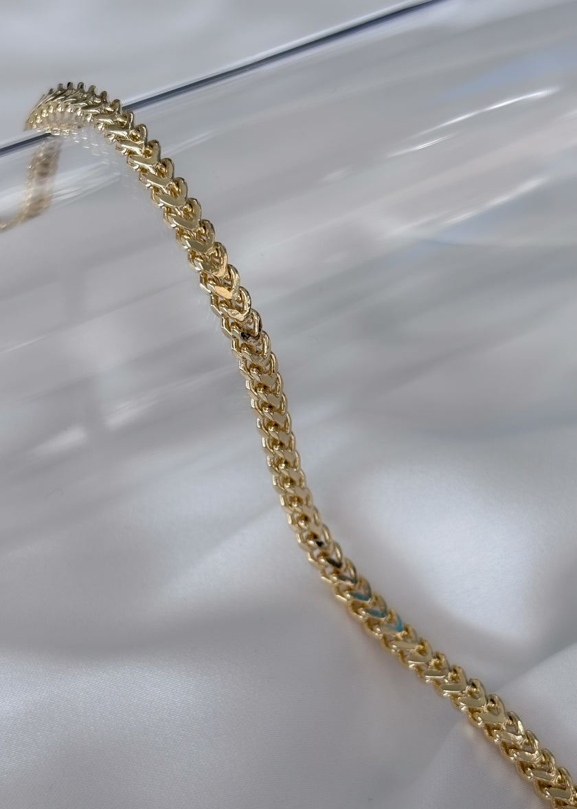 Pulsera víbora dorada