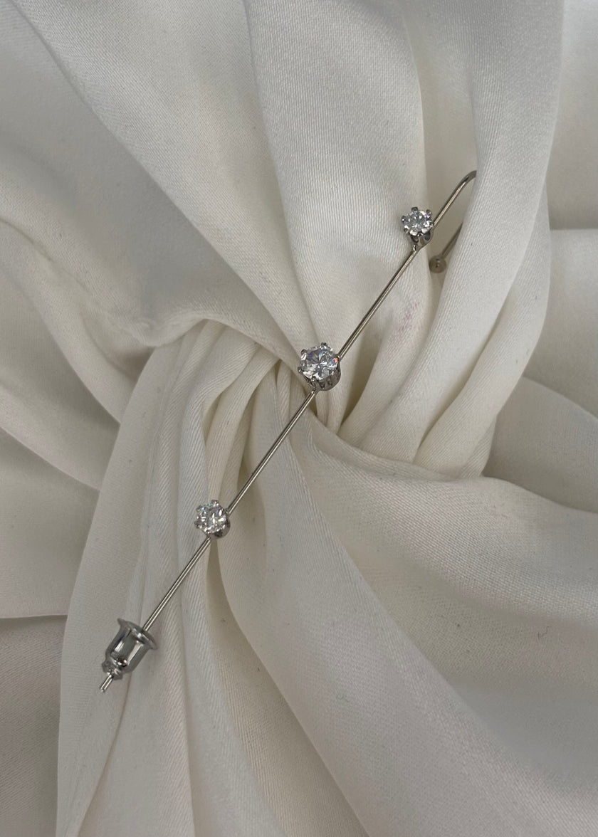 Pin Ear cuff 3 brillos