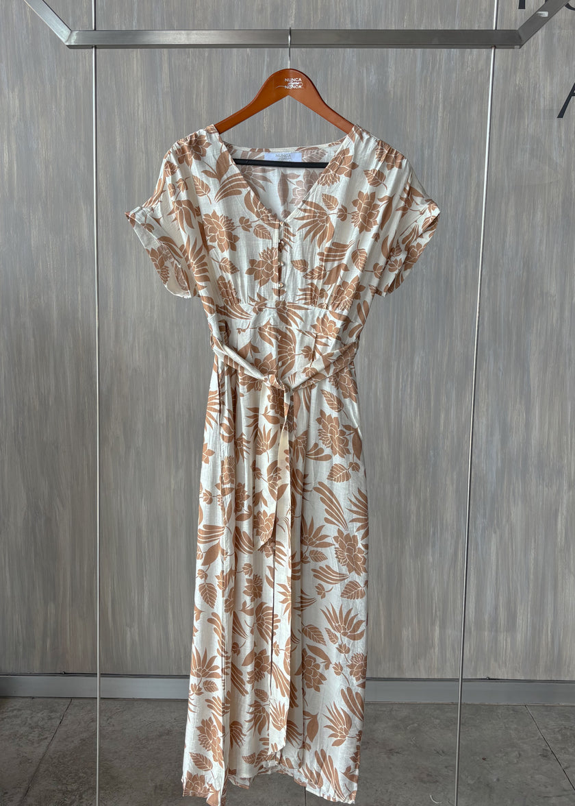 Vestido camisero suculentas