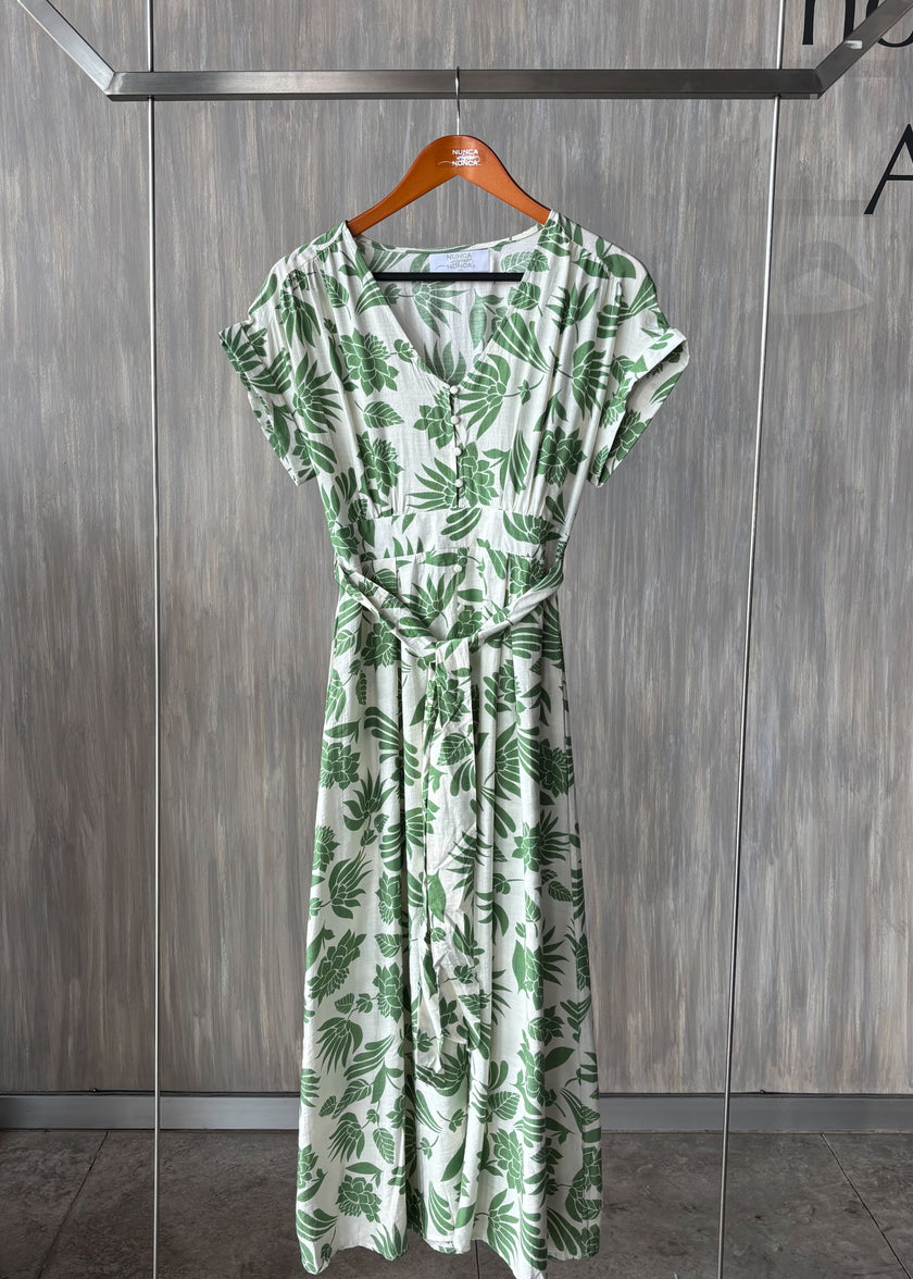 Vestido camisero suculentas