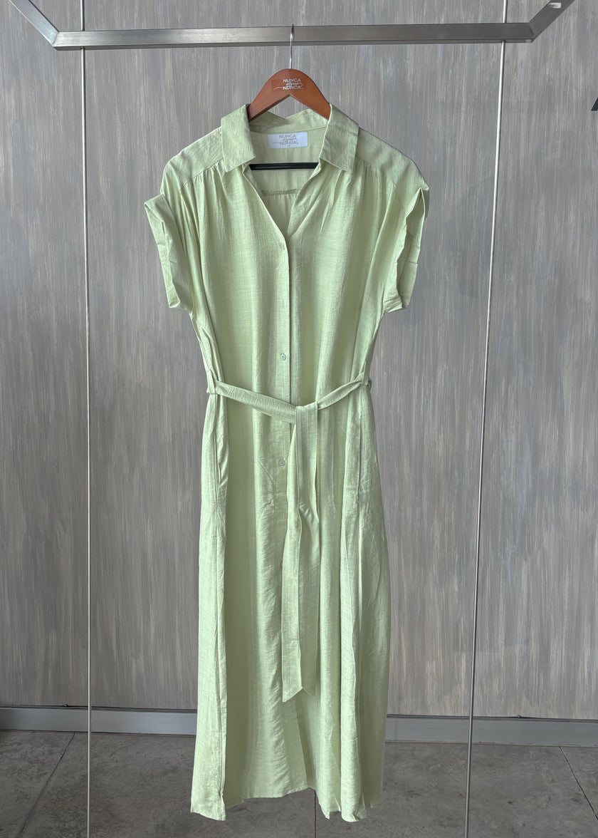 Vestido camisero colores pastel