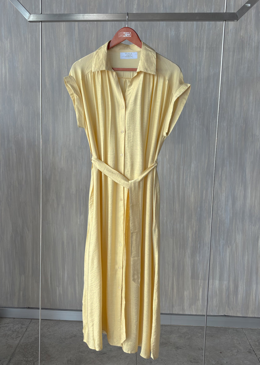 Vestido camisero colores pastel