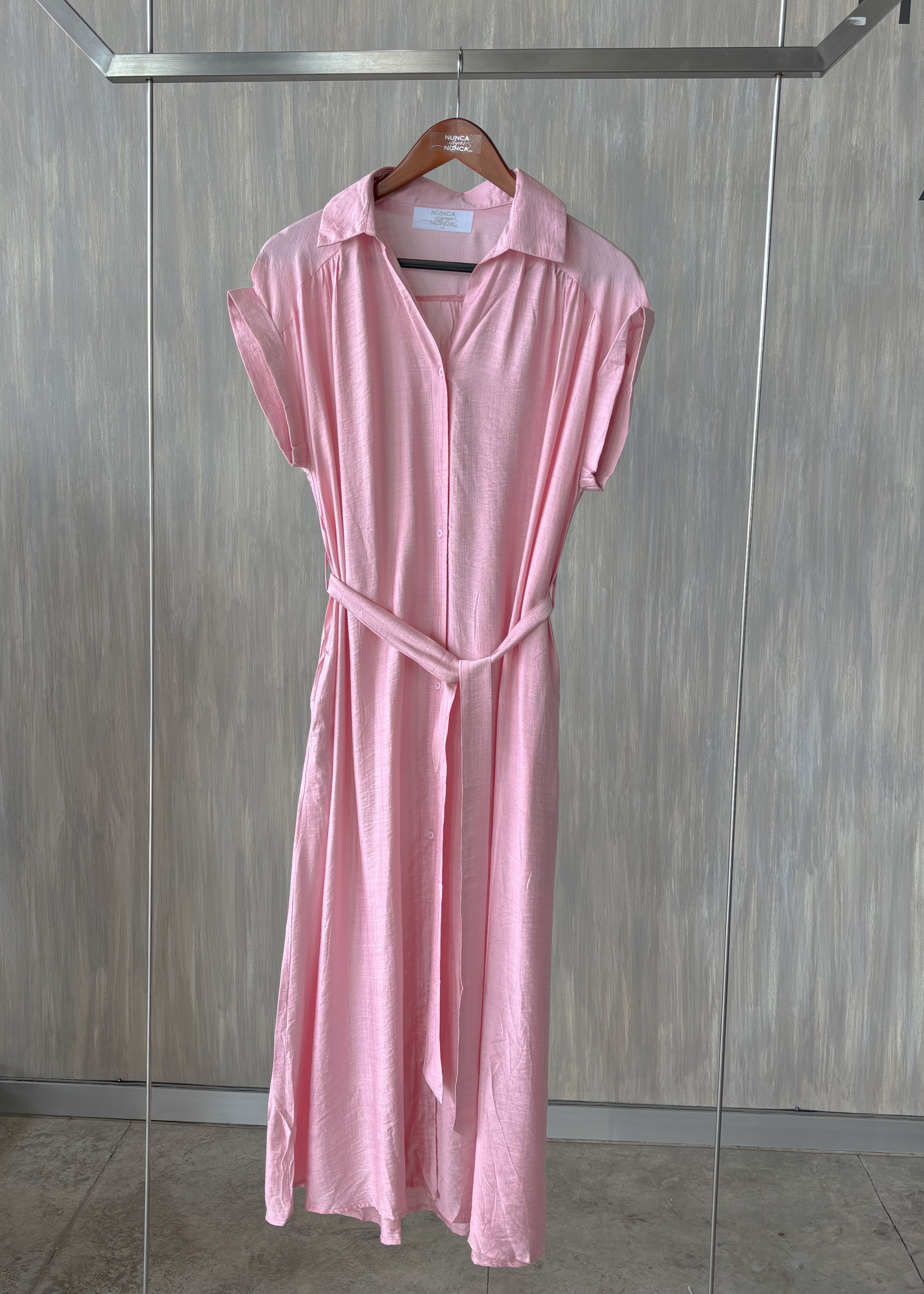 Vestido camisero colores pastel