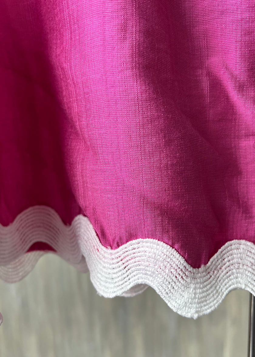 Conjunto blusa y short con olanes
