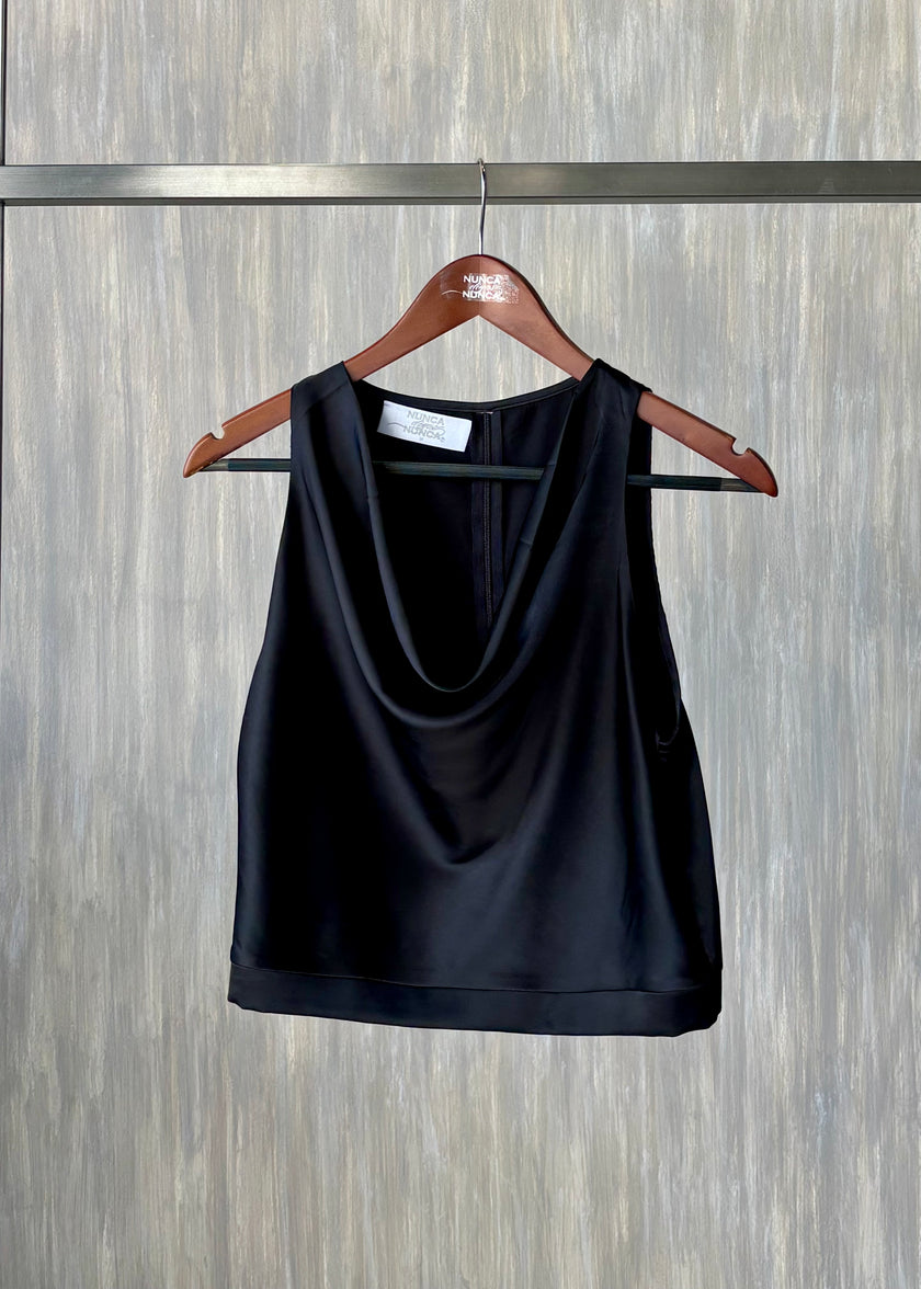 Blusa satinada