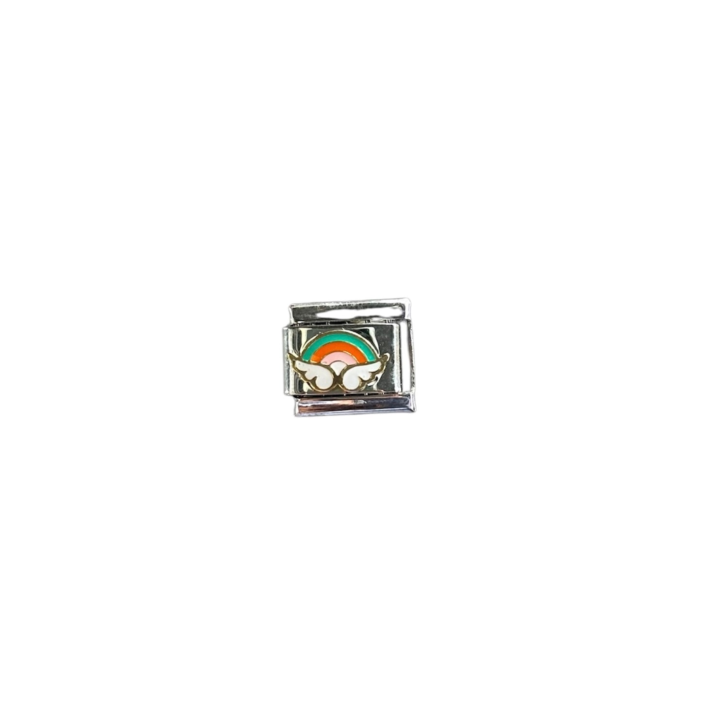 Charm arcoíris con alas