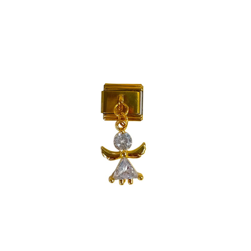 Charm con dije ángel