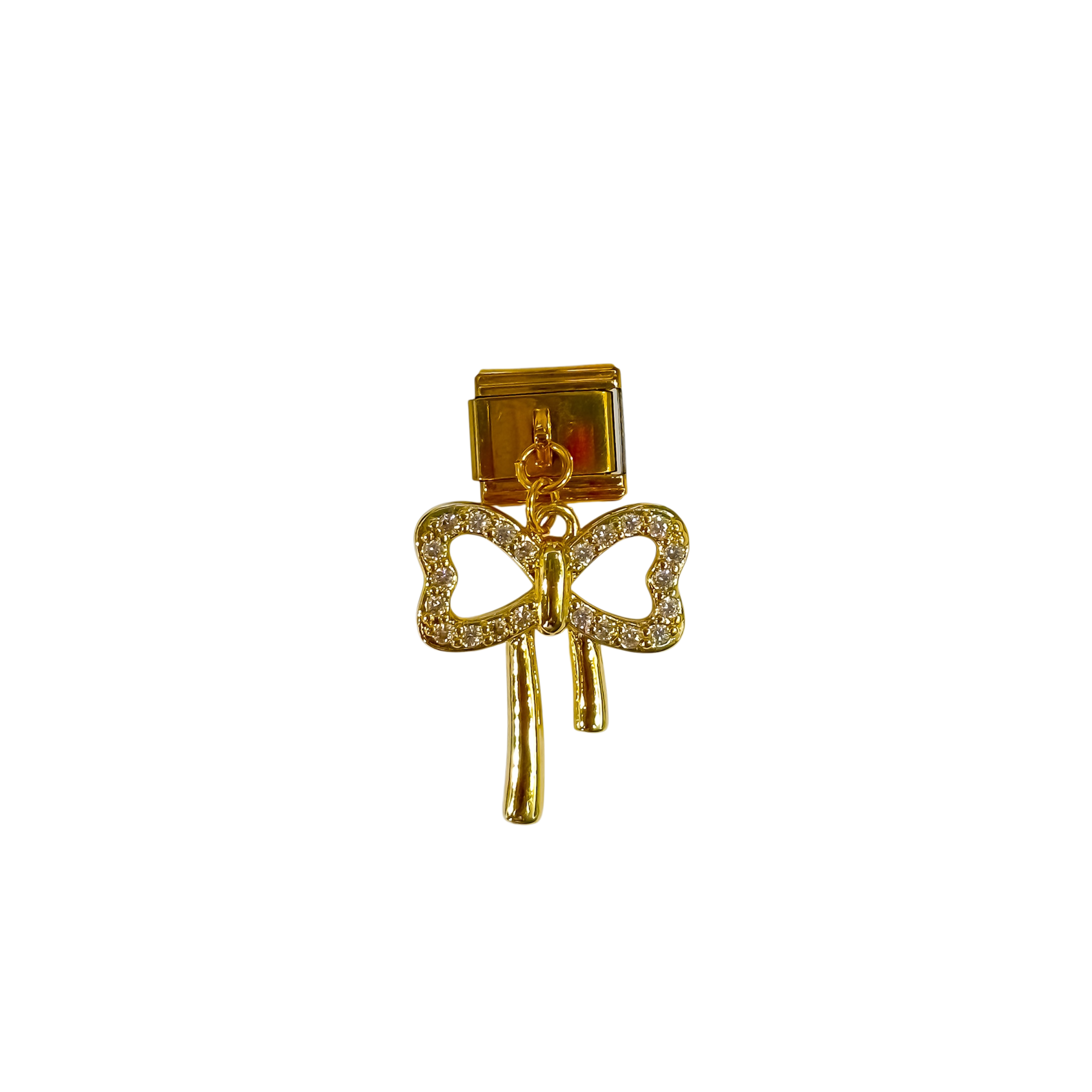 Charm con dije moño gigante