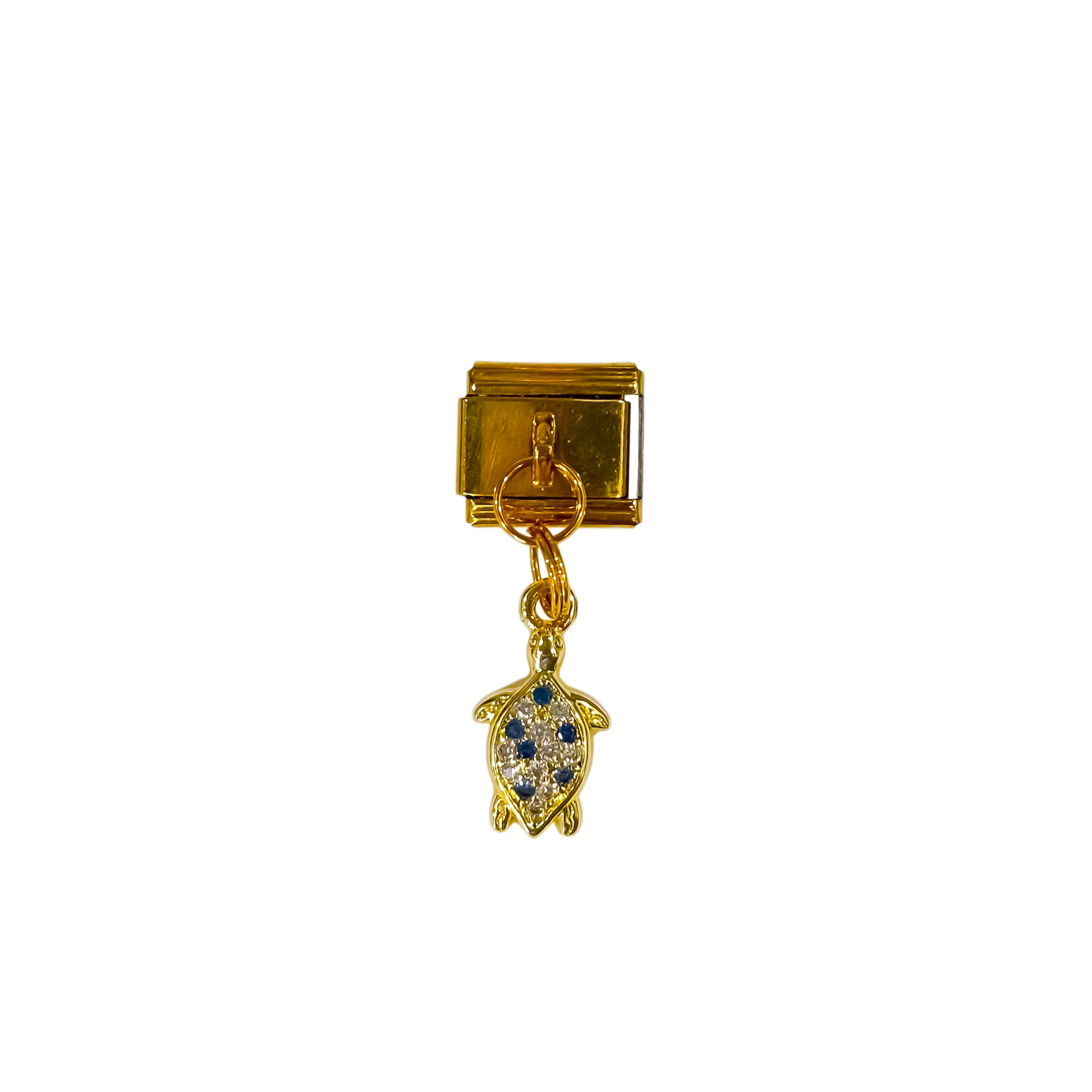 Charm con dije tortuga
