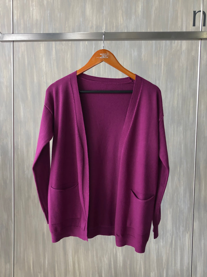 Suéter básico abierto BODEGA