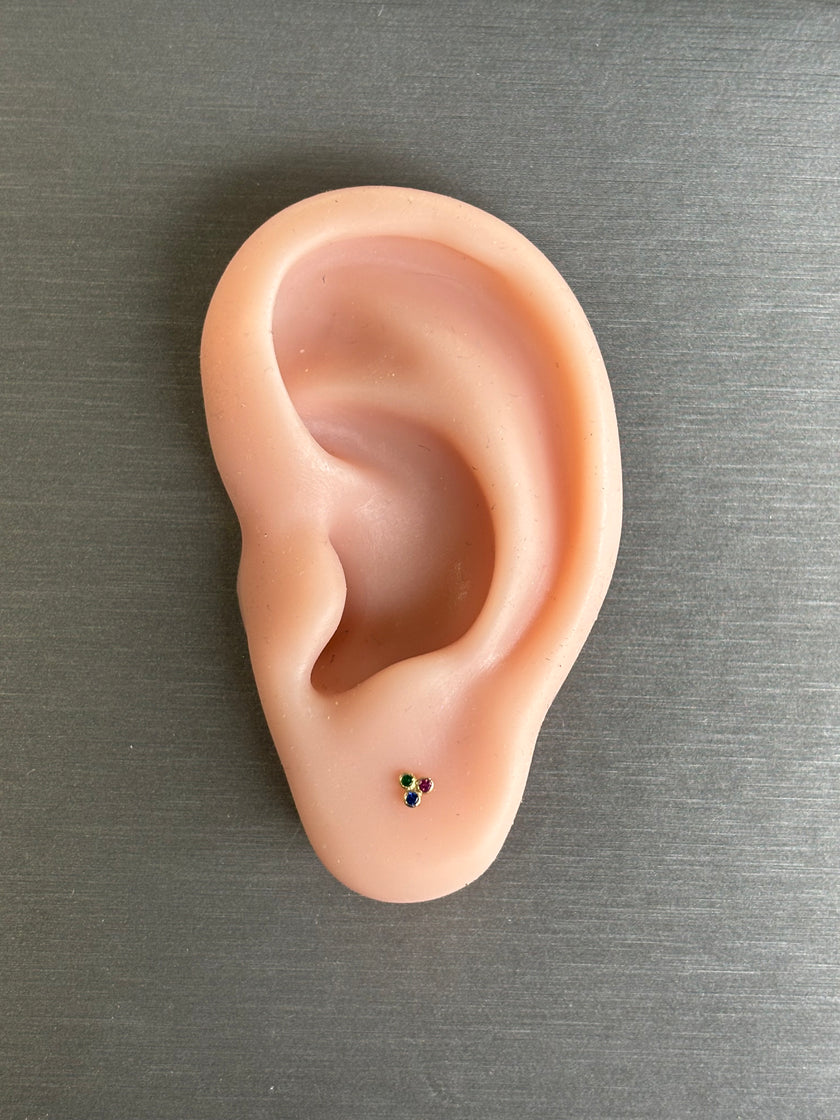 Broquel trébol colores