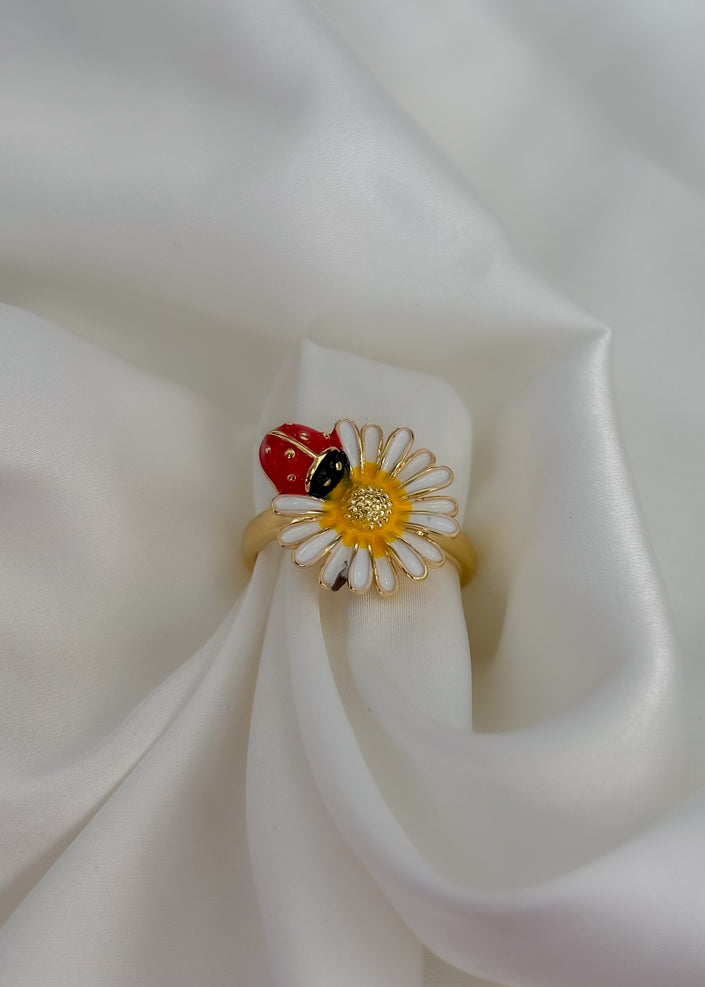 Anillo catarina flor