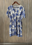 Vestido corto palmeras