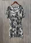 Vestido corto palmeras
