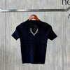Playera corazón con flor