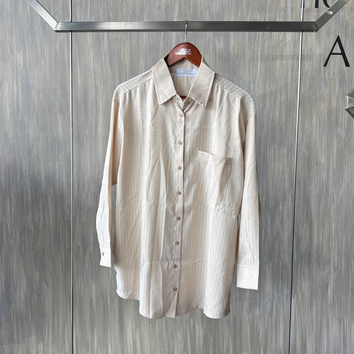 Blusa oversize manga larga