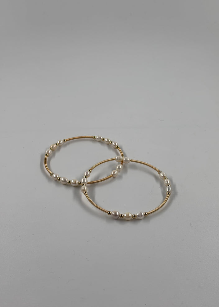 Brazalete con perlas