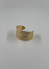 Brazalete grueso dorado