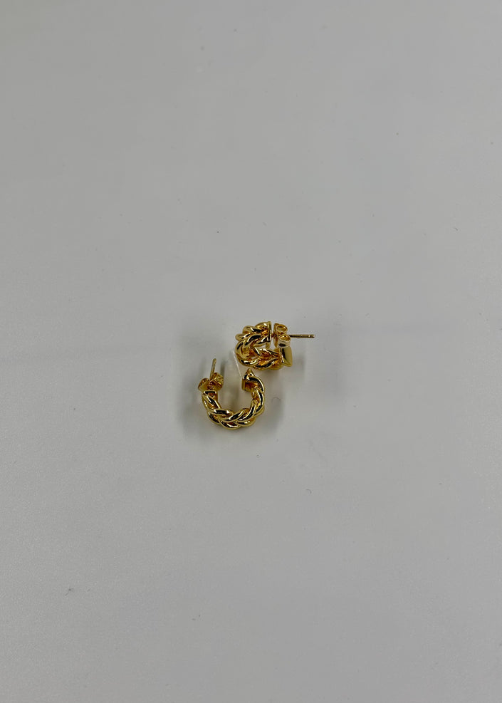 Mini arracada trenzada