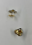 Aretes mancha bicolor
