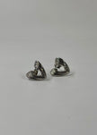 Arete corazón lazos