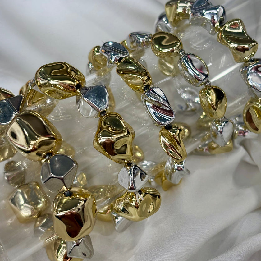 Pulsera bicolor diferentes estilos