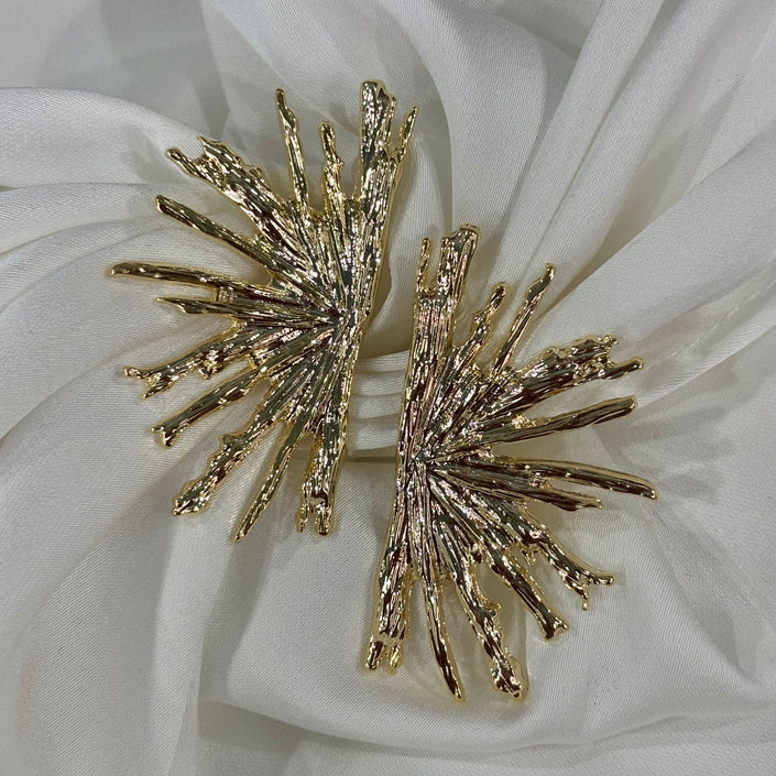 Aretes abanico
