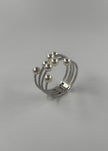 Brazalete líneas con perlas