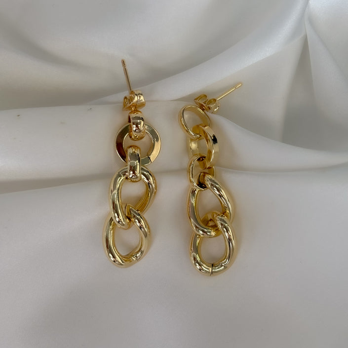 Aretes cadena