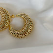 Aretes luna con grecas