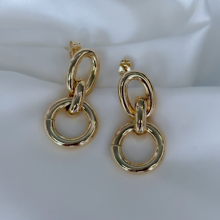 Aretes Cadena chunky