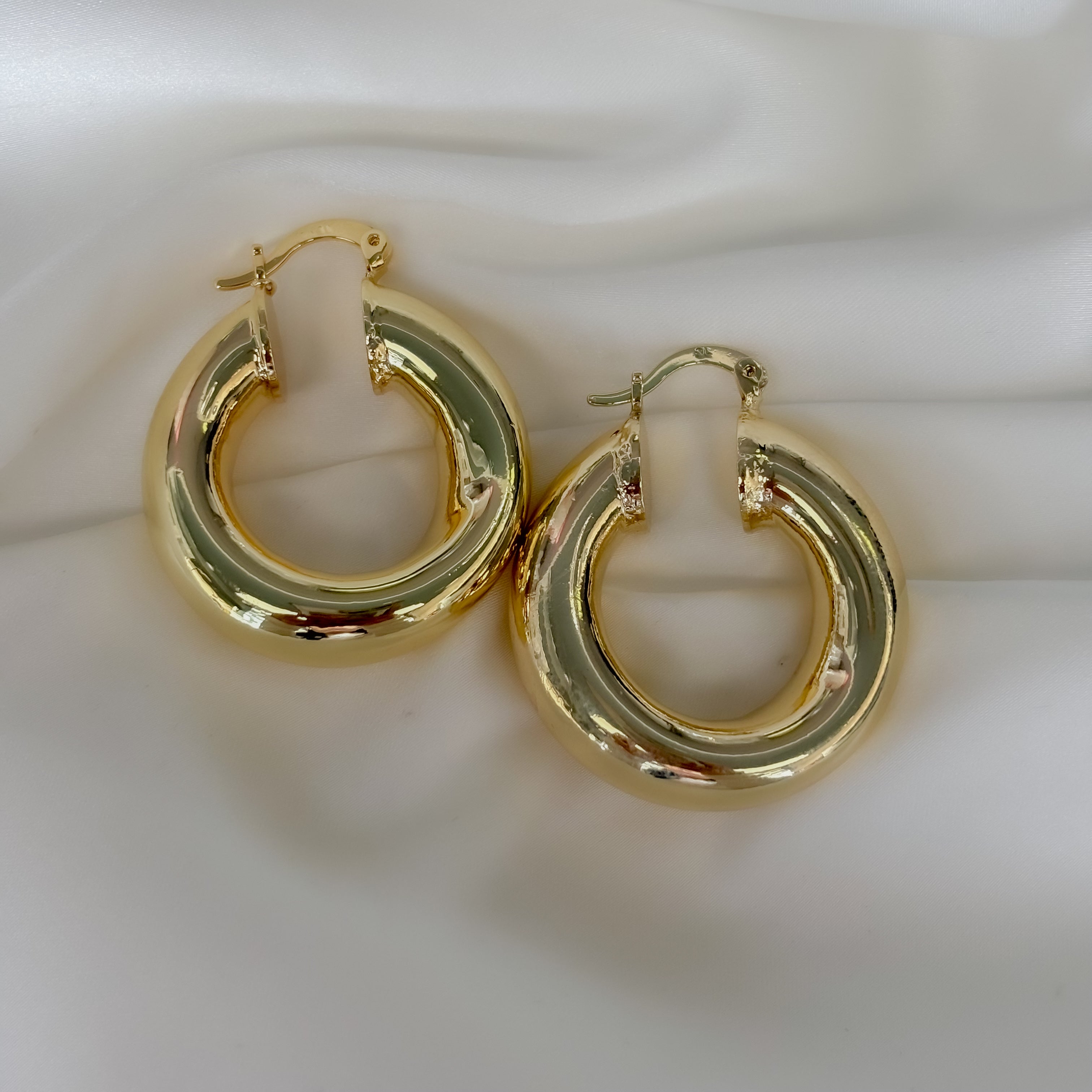 Arracada círculo chunky