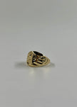 Anillo amartillado alargado