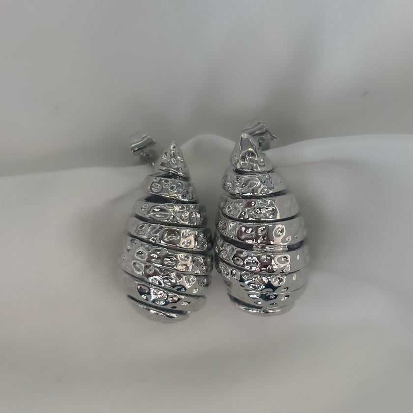 Aretes gota espiral