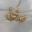 Aretes triagulo con brillos
