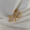 Aretes tres líneas con brillos