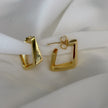 Aretes cuadro chueco