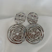 Aretes tejidos
