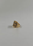 Anillo red con brillos gruesos