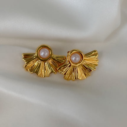 Aretes media flor mini