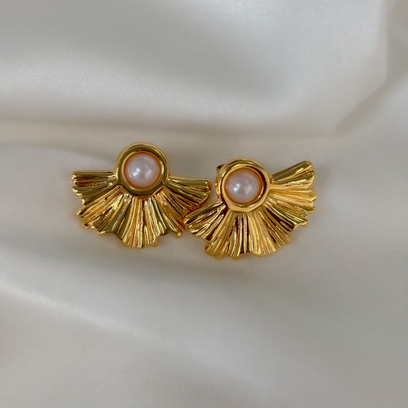Aretes media flor mini
