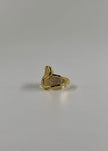 Anillo enlazado con brillos
