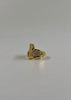 Anillo enlazado con brillos