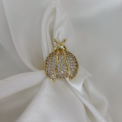 Anillo catarina brillos