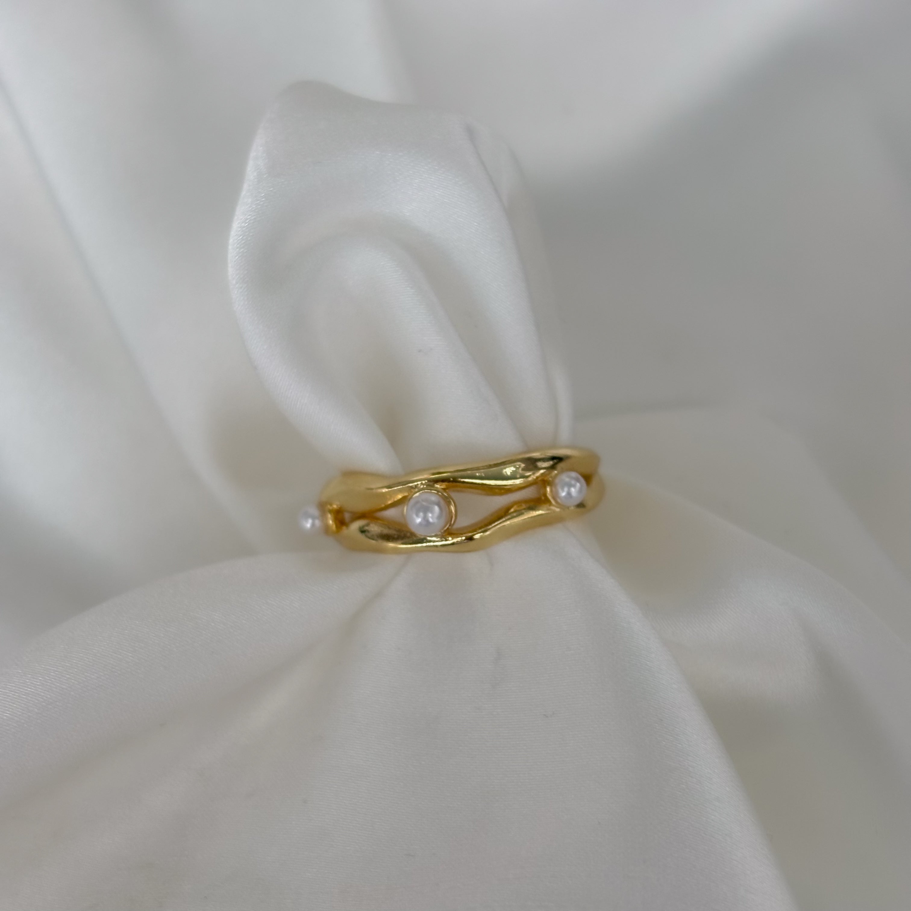 Anillo Perlas