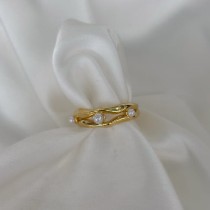 Anillo Perlas